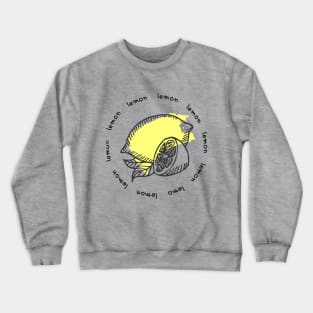 lemon Crewneck Sweatshirt